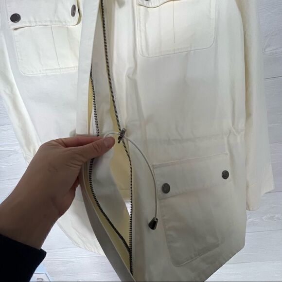 St. John’s Bay Womens Nylon/Cotton Utility Jacket size M - Picture 6 of 12